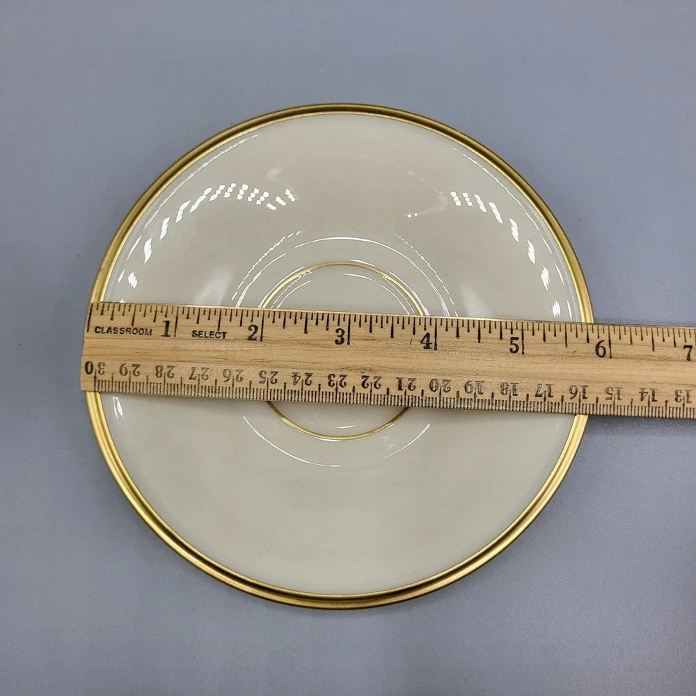 Vintage Lenox Eternal Dimension Collection Gold Trim Cup & Saucer Set